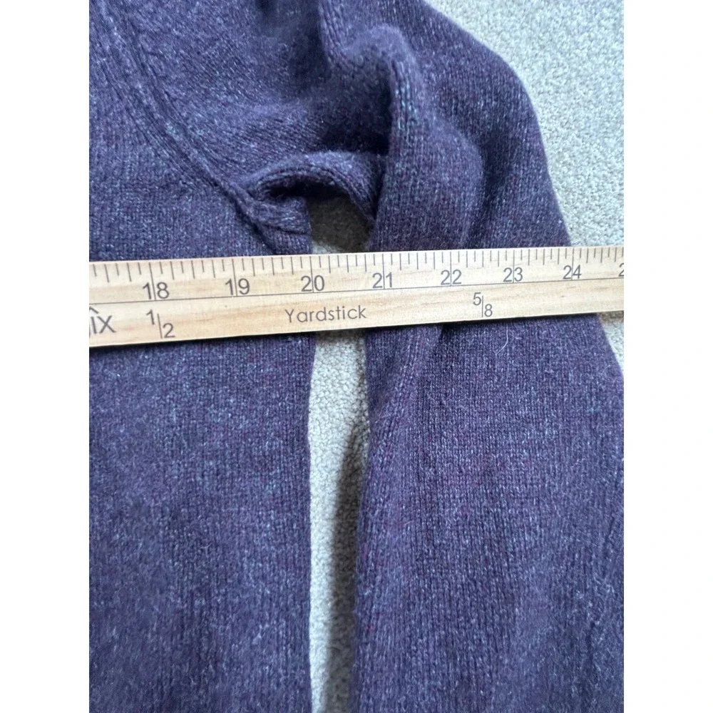 Banana Republic Mens Italian Filpucci Yarn Purple Crewneck Sweater Medium 1007